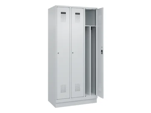 locker voor scheiding van kleding,HxBxD 1950x900x500mm,3vak