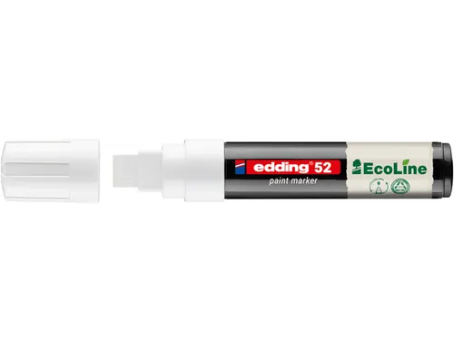 Paintmarker edding 52 EcoLine op waterbasis 4-15mm wit