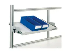 Tablette inclinée ESD pour fixation sur le cadre 660x400mm 35kg