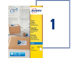 Etiket Avery J8167-25 199.6x289.1mm wit 25stuks - 6