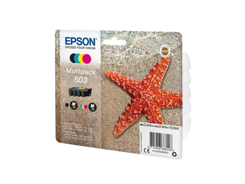 Epson 603 T03U6 Inktcartridge Multipack Zwart + Kleur