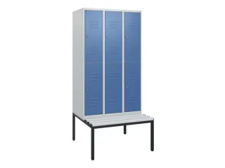 Dubbeldekse dekenkist,HxBxD 1950x900x815mm,3x2vak.,vak B 300mm - 1