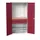 Systeemkast 2000x1050x550mm 1xlegbord 2laden RAL7035+RAL3004