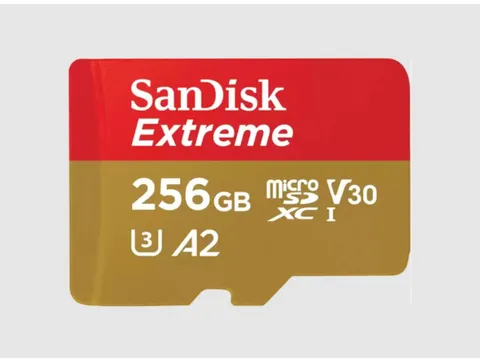SanDisk microSDXC 256GB+SD Adapater A2 U