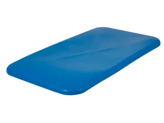 Deksel Voor Verrijdbare Rechthoekige Bak 450 Liter Blauw - 1