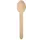 Lepel Uit Hout Gecoat FSC 160 mm Pak 100 Stuks