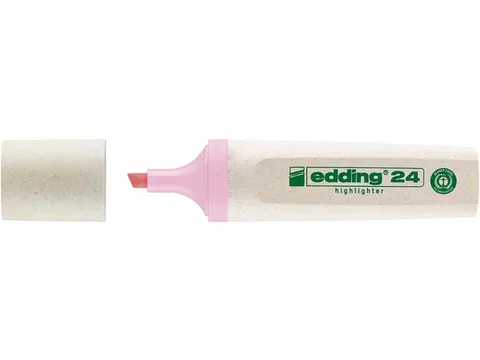 Markeerstift edding 24 EcoLine pastel roze