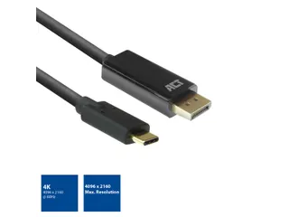 Kabel ACT USB-C naar Displayport 60Hz 2 meter - 4