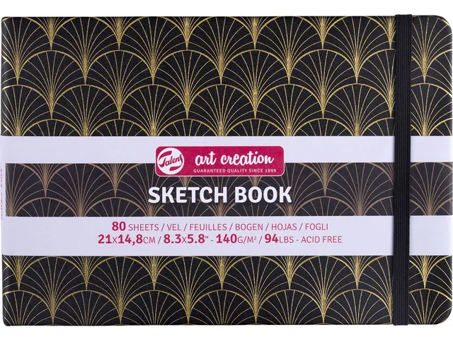 TAC schetsboek Art Deco 21x148cm