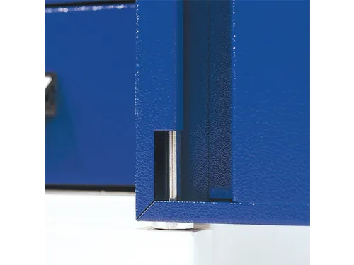 Verticale Uitschuifkast Blauw 1950x1000x600mm 2 Uitschuifb. Legborden