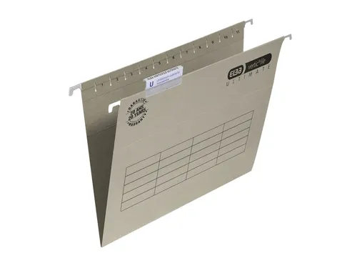 Hangmap Elba Verticfile Ultimate folio V-bodem grijs verpakt per 10 st
