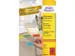 Etiquette Avery ILC 47,7x21,2mm rouge 20 feuilles 48 et. par feuille