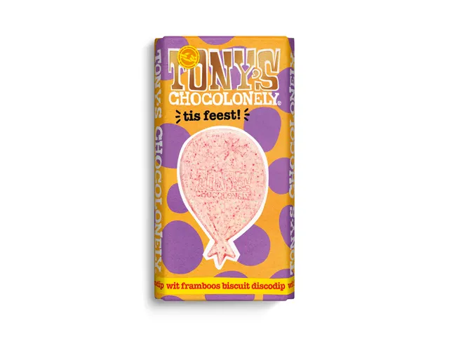 Chocolade Tony's Chocolonely Reep gifting bar tis feest