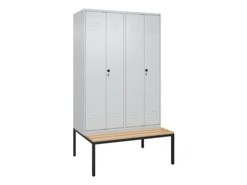 locker voor scheiding van kleding,HxBxD 2120x1200x815mm,4vak