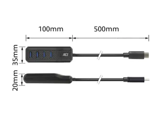 USB-C Hub 3.0 4 poorts USB-A - 6