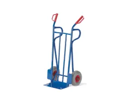 steekwagen 250kg steekplaat 400x180mm steunbalken staal TPE-banden