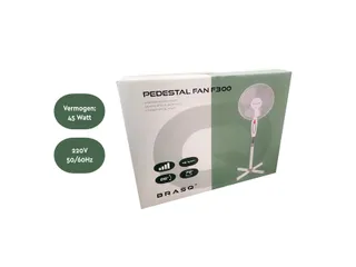 Statiefventilator BRASQ F300 Ø 40cm wit - 9