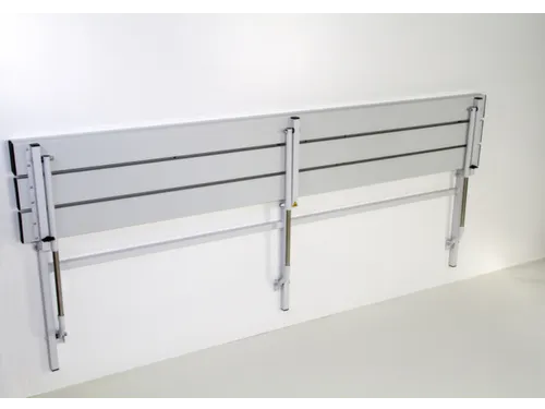 klapbank LxD 2000x380mm aluminium lijsten frame staal RAL7035