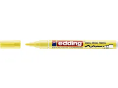 Viltstift Edding 751 lakmarker rond pastel geel 1-2mm