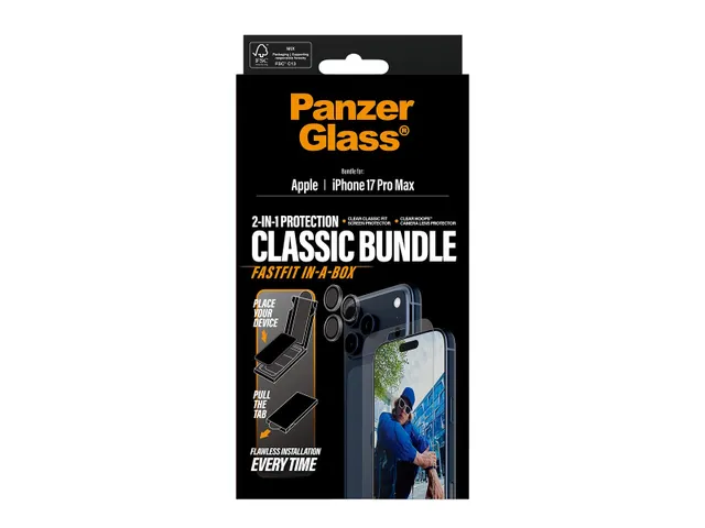 PanzerGlass PG28937, Apple, iPhone 17 Pro Max, Krasbestendig, Transpar