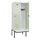 locker met bank,HxBxD 2120x800x815mm,2vak,vak B 400mm,draaigrendel