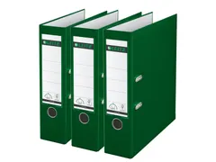 Leitz 180° Ordner 1010 80mm A4 PP Groen 3 stuks
