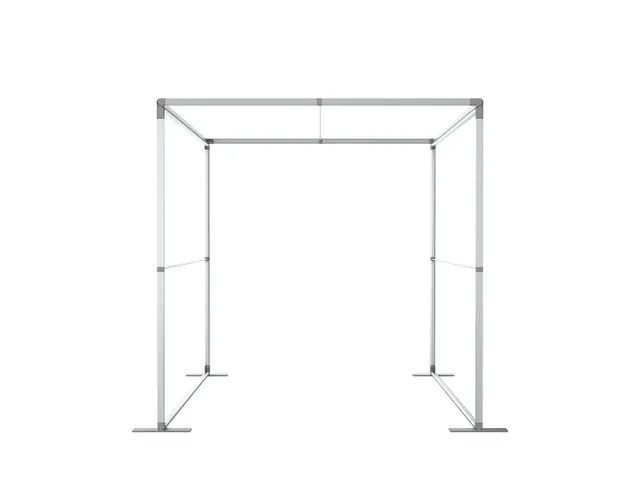 FlexFrame Modulair systeem Dak 120x200cm Zilver frame