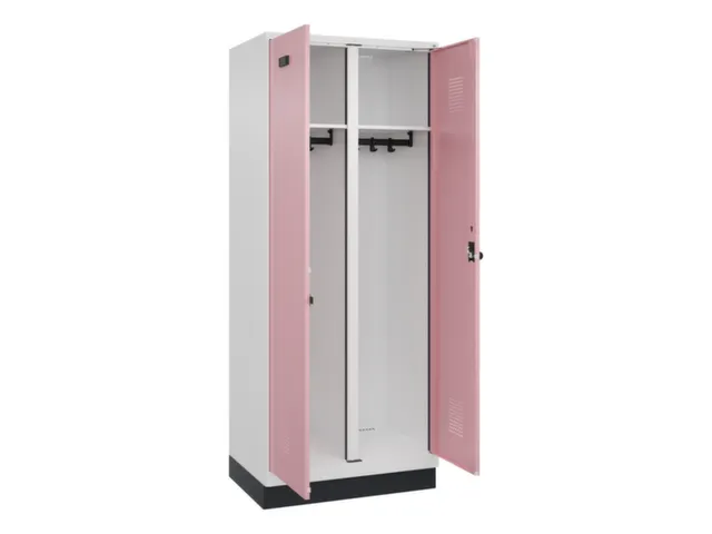 locker voor scheiding van kleding,HxBxD 1950x800x500mm,2vak