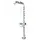 Plens-/Oogdouche,Wasbak M. Afdekking,80L/Min,Aansluiting 1 1/4 Inch Bi