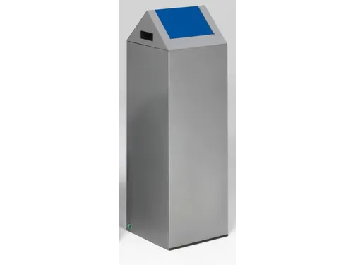 Afvalverzamelaar Zelfblussend 89 Liter 1045X320X320Mm Klemring Grijs