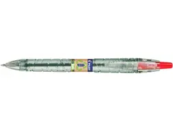Balpen Pilot B2P Ecoball Begreen 1.6mm Extra Breed Rood