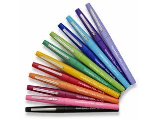 Fineliner Paper Mate Flair Original medium blauw valuepack à 36 stuks - 4