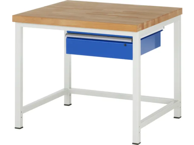 werkbank,HxBxD 840-1040x1000x900mm,beukblad,draagverm. 1250kg