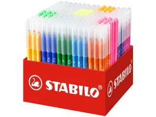 Viltstift STABILO Trio A-Z 378 240st assorti - 6