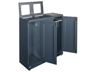 Bica 973 Afvalscheidingsunit 3x65 Liter Zwart - 3