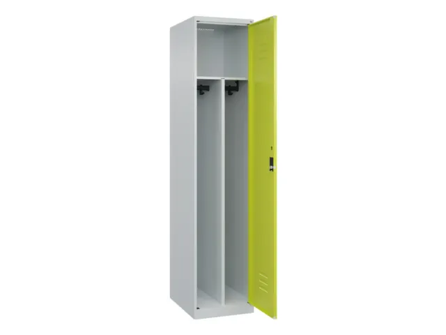 locker voor scheiding van kleding,HxBxD 1850x400x500mm,1vak