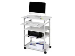 Verrijdbaar Computermeubel Trolley 75 VH Grijs