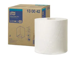 Tork 130042 W1,W2,W3 Plus Poetspapier Premium 2-laags Wit 255m