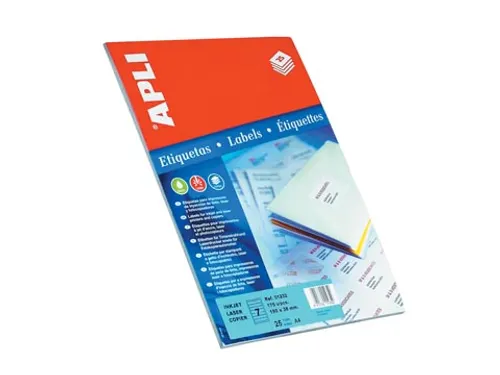 Apli Etiketten 105x37 Rechte Hoeken