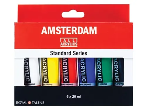 Acrylverf Tube Van 20 Ml, Etui Van 6 Tubes