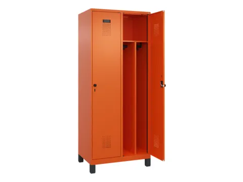 locker voor scheiding van kleding,HxBxD 1950x800x500mm,2vak