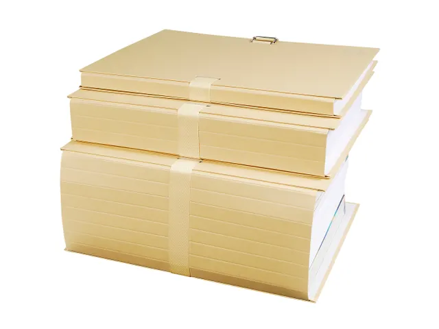 Map met uitrekbare rug formaat folio papier mastiek Mastiek 26x36cm