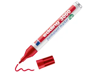 Viltstift edding 3000 creatief rond 1.5-3mm assorti blister à 4 stuks - 4