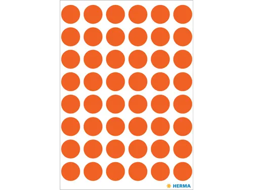 HERMA 1862 Multipurpose etiketten Rond 13mm Rood 240 stuks