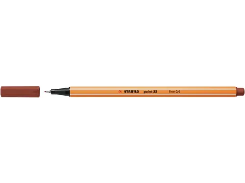 Fineliner STABILO point 88/75 fijn sienna