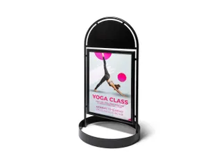 City Sign Elegant Staal 50x70 cm zwart - 1
