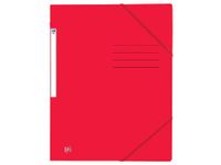 Top File+ elastomap uit karton, ft A4, rood