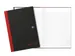 Notitieboek Oxford Black n' Red A4 96vel ruit 5mm zwart