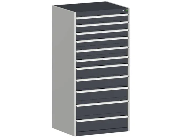 ladekast HxBxD 1600x800x650mm 11laden zware lasten RAL7035 RAL7016