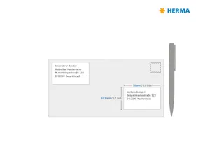 HERMA 4668 Premium etiketten A4 70x42,3mm Wit 2100 stuks - 4